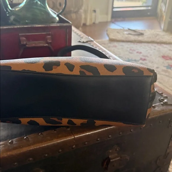 Coach Tan and Black Animal Print Bag - Picture 2 of 5